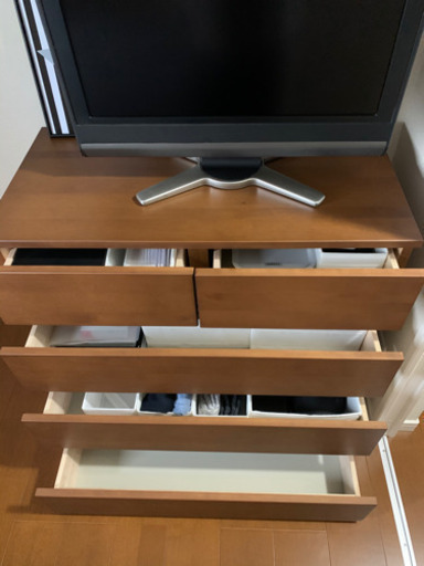 【修正済】無印良品4段チェスト
