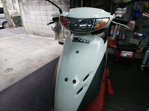 東京都板橋区高島平から　AF34ライブディオ(白)　最後の２サイクル！シャッターキー無しの3型の前期モデル！　整備済みでそのまま乗れます２スト２サイクル　原付き　原チャリ　50cc　スクーター 　安い　お買い得です