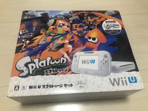 WiiU本体　スプラトゥーン内蔵☆美品