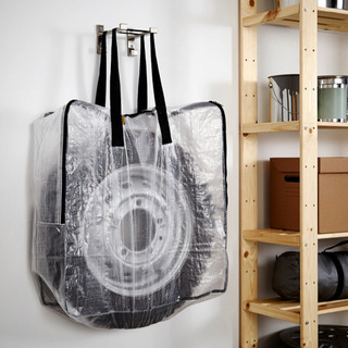 1月15日迄に引取可能な方！大歓迎です！ 【新品】IKEA／イケア／DIMPA ディムパ／収納バッグ, 透明／65x22x65 cmの画像