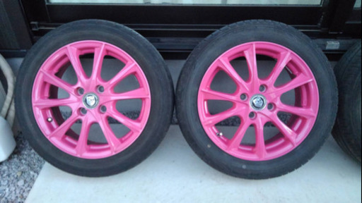 ピンク　ホイール　ハスラー