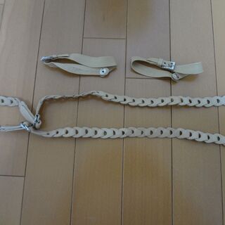 ベージュロングブーツ　Piiti  ヒールありの画像