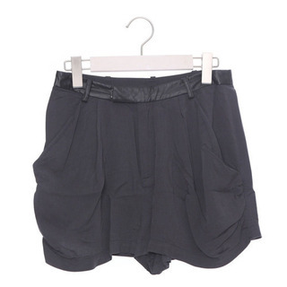 新品未使用　THE EMPORIUM　ウエスト合成皮革コクーンシ...