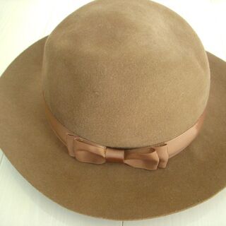 茶　レディース　ハット