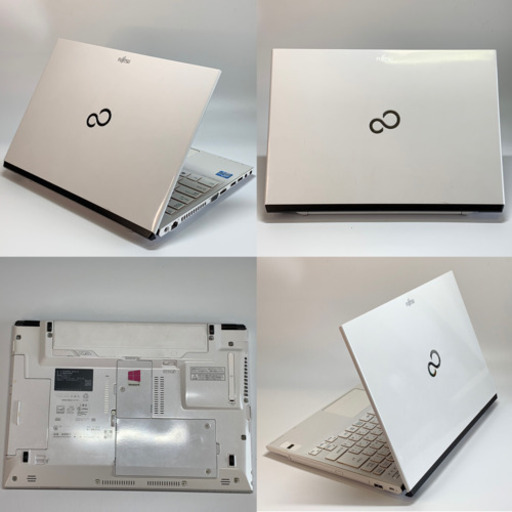 白い高性能スリムノート 富士通 LIFEBOOK SH54/K MicrosoftOffice認証済!!