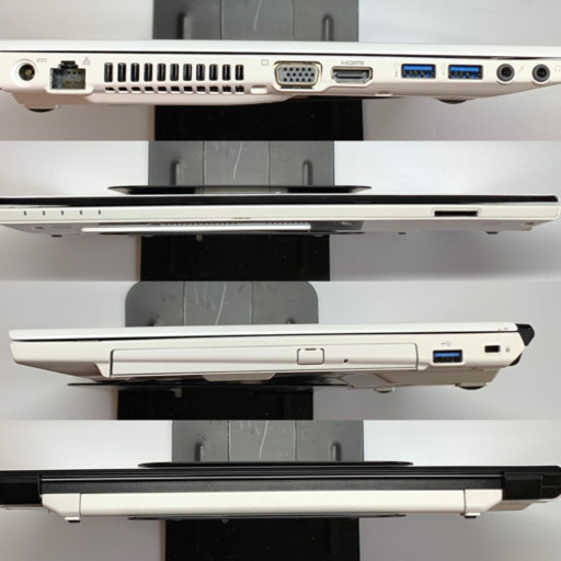 白い高性能スリムノート 富士通 LIFEBOOK SH54/K MicrosoftOffice認証済!!