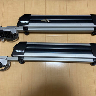 THULEスーリー　鍵付きルーフキャリア　ルーフレール付き車用
