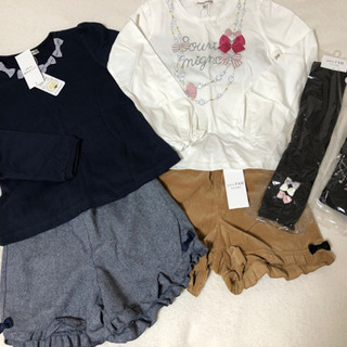 新品未使用　未着用　タグ付き　anyFAM 130 女の子　セッ...