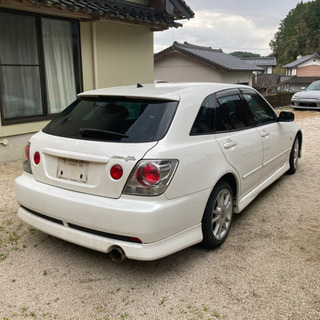 アルテッツァ　ジータ　6MT 電動サンルーフ！！機関良好　車検渡し可能！自走可能　スタッドレス付き。の画像