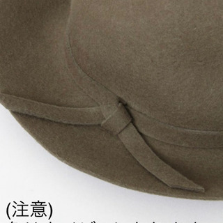 新品未使用　URBAN RESEARCH OUTLET　フェルトハット　ネイビーの画像