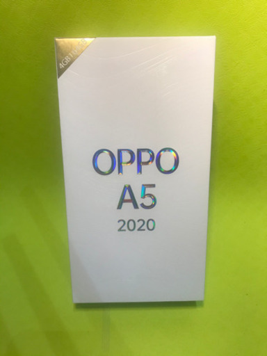 【新品未開封】OPPO A5 2020 SIMフリー 5000ｍAh デュアルSIM4 眼カメラ