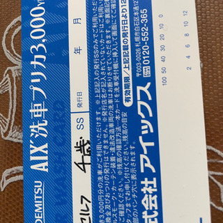 洗車プリカ