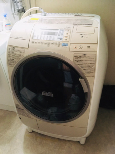 ☆1月18日午前中に引取り頂ける方優先☆ドラム式洗濯機 日立電気洗濯乾燥機 HITACHI BD-V3400L 洗濯9kg 乾燥6kg