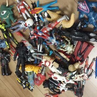 ウルトラマンソフビ諸々。仮面ライダー混じり有り