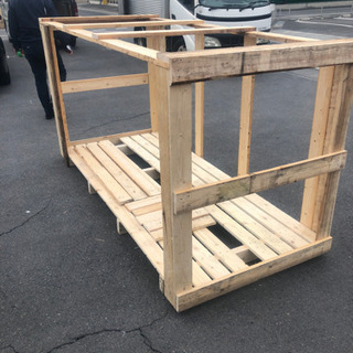 輸入パレット梱包用あげます。