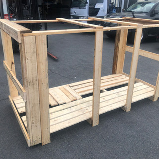 輸入パレット梱包用あげます。の画像