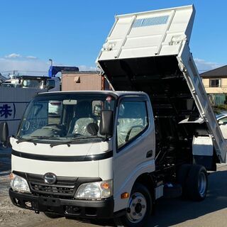 日野 デュトロ ダンプ 低床 7万km XZU554T 平成22...