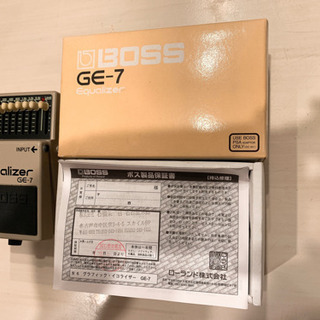 BOSS GE-7 (Equalizer) グラフィックイコライザー