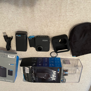 【超絶美品】Gopro max+純正バッテリー+デュアルバッテリーチャージャーの画像