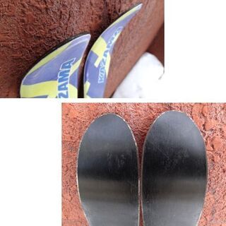 97cm　カザマ ジュニアカービングスキー  Spax-S　板+ビンディングの2点セット 　ブルー 青系 KAZAMA　札幌市 平岸の画像