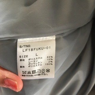 ローリーズファーム　コート　グレーLの画像