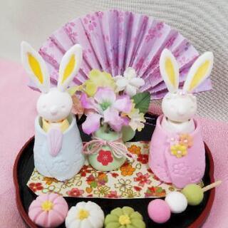 かわいいお雛様(軽量粘土、ハンドメイド）