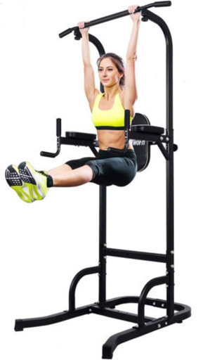 [新品・未使用]多機能パワータワー 高さ調節可能 ホームフィットネス ワークアウトステーション