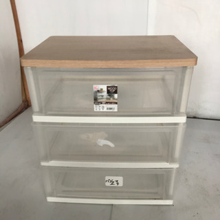 美品 ウッドトップチェスト