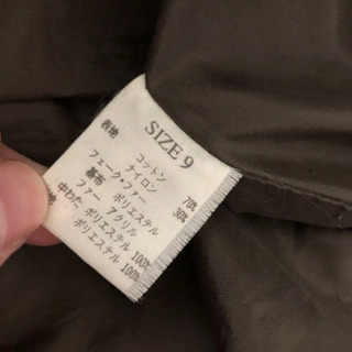 可愛いふわもこコートの画像