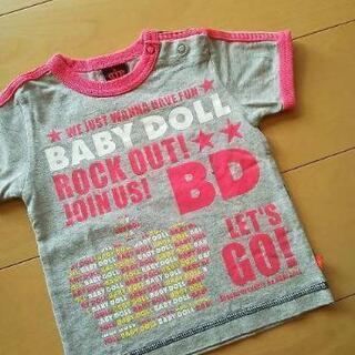 中古DISＴシャツ80グレー☆ベビードールBABYDOLLベビド

