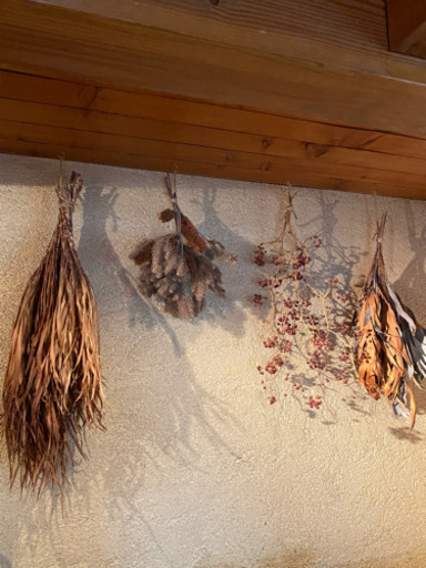 ドライフラワーセットで取りに来れる方