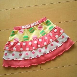 中古スカート☆ピンク110ベビードールBABYDOLLベビド


