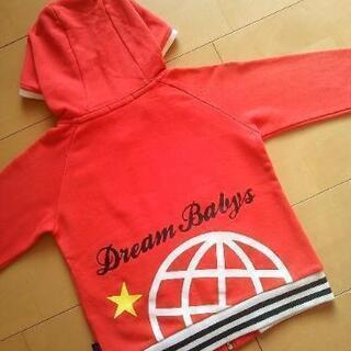中古アースパーカー110赤ドリベビBABYDOLLベビードール


