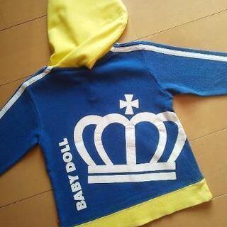 中古パーカー110青ベビドBABYDOLLベビードール

