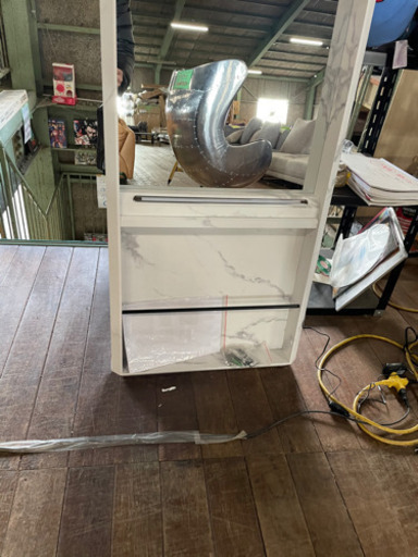 新品！壁掛けミラー！立て掛けでもオッケーです?