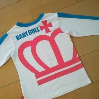 中古ＨＣロンＴ110白ベビードールBABYDOLLベビド


