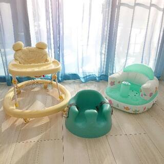 1月末終了！バンボ、プーさん歩行器、お風呂対応エアーソファー3点セット