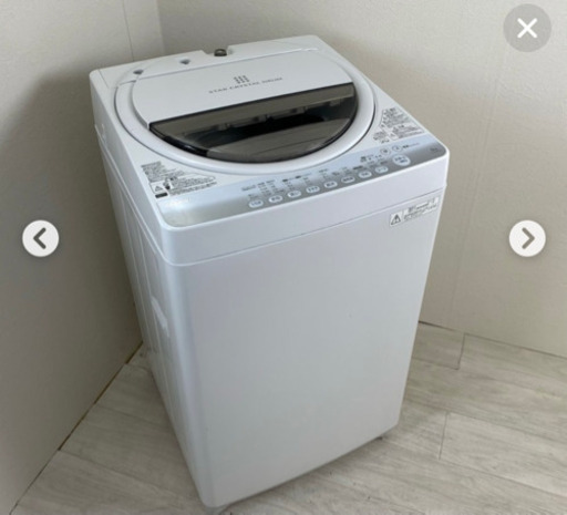 【受付終了】値下げ☆東芝　全自動洗濯機　AW-60GM【直接引渡のみ】