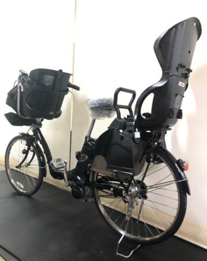 関東全域送料無料　保証付き　パナソニック　ギュット 黒　26インチ 3人乗り 8.9ah 電動自転車