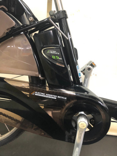 関東全域送料無料　保証付き　パナソニック　ギュット 黒　26インチ 3人乗り 8.9ah 電動自転車