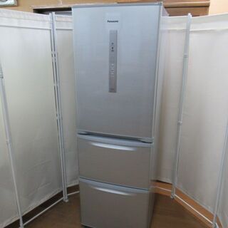 JAKN1923/冷蔵庫/3ドア/大型/右開き/シルバー/自動製氷/Ag抗菌脱臭/洗える製氷皿/コンパクト/スリム/パナソニック/Panasonic/NR-C37DM/中古品/