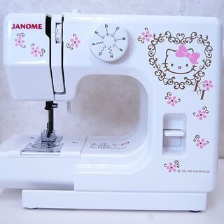 JANOME サンリオ コンパクトミシン KT-35 ハローキティ 電動ミシン ジャノメ 元箱あり☆ PayPay(ペイペイ)決済可能 ☆ 札幌市 清田区 平岡の画像