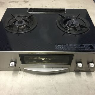 パロマ・ガステーブル PA-SG35W（二口＋グリル付きガスコンロ）