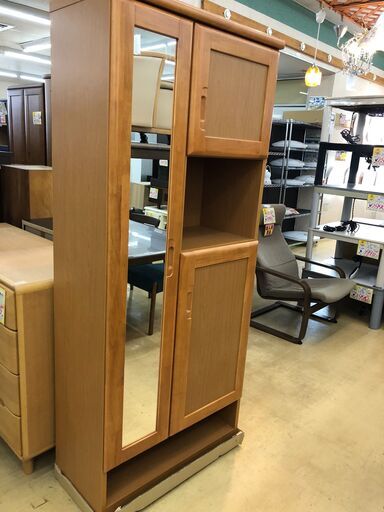 【未使用】大川家具 シューズボックス 靴箱 パロン