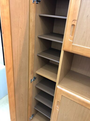 【未使用】大川家具 シューズボックス 靴箱 パロン