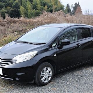 走行59,700km ノートX　★人気のブラック　★美車　★社外ナビの画像