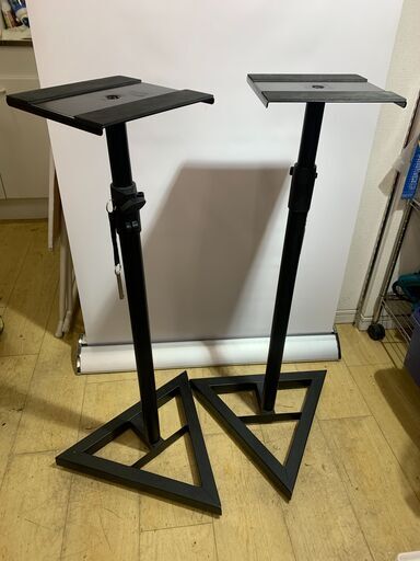 スピーカースタンド 二台セット  黒  ☆配達可能 買取帝国 朝霞店