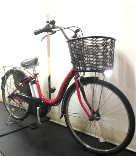 関東全域送料無料　保証付き　ヤマハ　パスナチュラ　26インチ 赤　8.1ah 電動自転車