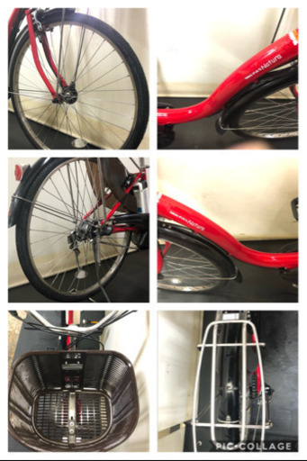 関東全域送料無料　保証付き　ヤマハ　パスナチュラ　26インチ 赤　8.1ah 電動自転車