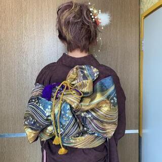 和装塾　副業に役立つ　振袖着付け帯結びの画像